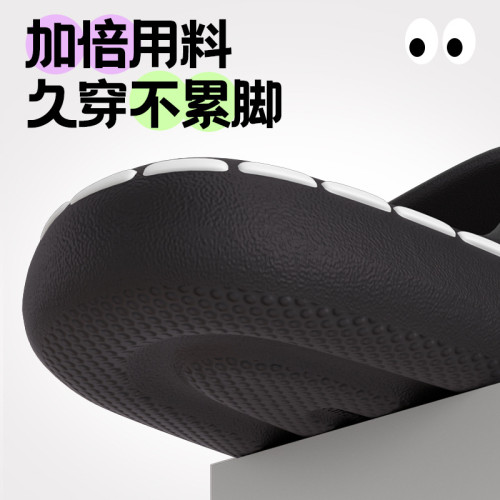 拖鞋男夏居家浴室用軟底防滑踩屎感簡約耐磨外穿情侶可拆卸涼拖鞋