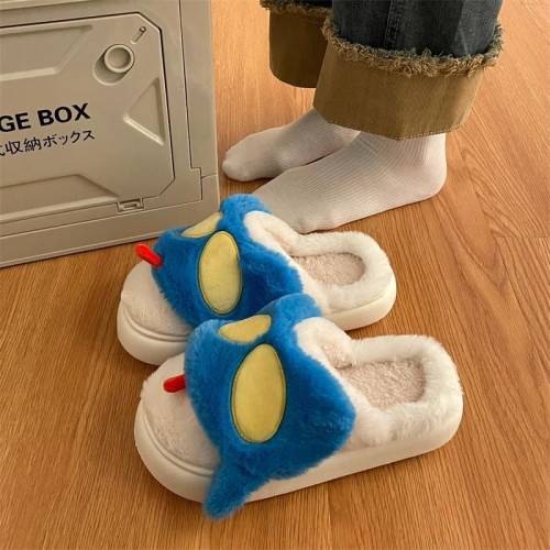 小新正版卡通棉拖鞋女冬天家用毛絨毛拖鞋冬季外穿防滑家居拖鞋 小新正版卡通棉拖鞋女冬天家用毛絨毛拖鞋冬季外穿防滑家居拖鞋