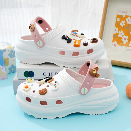 歐陽娜娜花園鞋掌門狗雲朵厚底女鞋坡跟涼鞋輕便包頭洞洞沙灘涼鞋 歐陽娜娜花園鞋掌門狗雲朵厚底女鞋坡跟涼鞋輕便包頭洞洞沙灘涼鞋