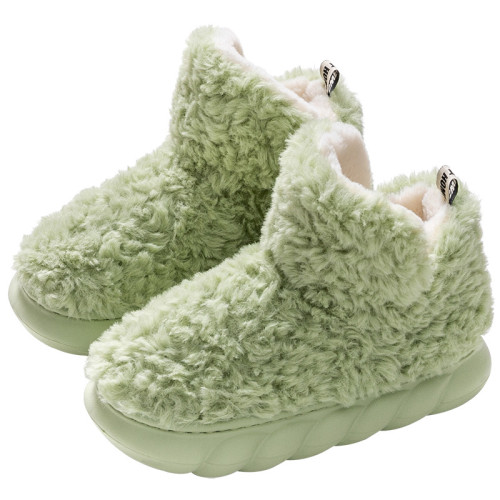 保暖棉鞋女冬季厚底踩屎感室內家居家用防滑高包跟毛絨月子鞋外穿 保暖棉鞋女冬季厚底踩屎感室內家居家用防滑高包跟毛絨月子鞋外穿