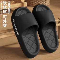 拖鞋男士夏季軟底拖鞋洗澡外穿情侶拖鞋家用防滑EVA涼拖鞋男