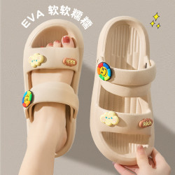 踩屎感拖鞋女夏季2024新款厚底外穿防滑兩穿沙灘海邊涼拖鞋女夏天