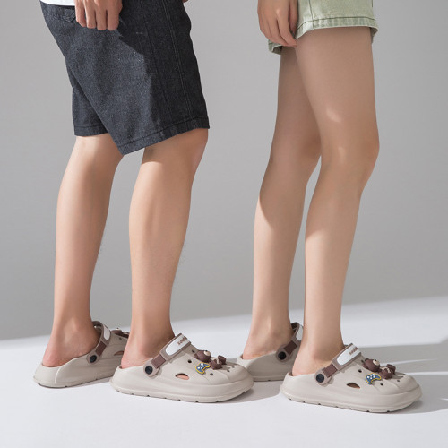 2025新款洞洞鞋情侶厚底防滑踩屎感外穿沙灘防臭包頭兩穿 拖鞋男 2025新款洞洞鞋情侶厚底防滑踩屎感外穿沙灘防臭包頭兩穿 拖鞋男