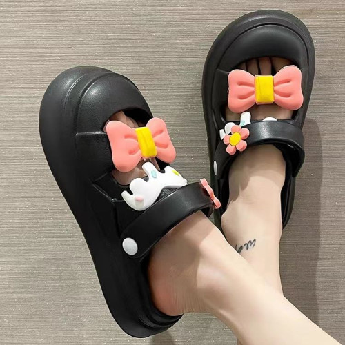 新款洞洞鞋女款厚底增高防滑時尚網紅可愛沙灘涼拖鞋外穿夏季 新款洞洞鞋女款厚底增高防滑時尚網紅可愛沙灘涼拖鞋外穿夏季