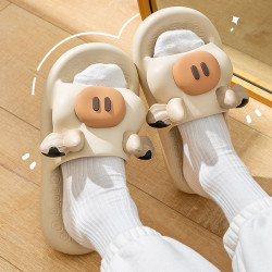 踩屎感拖鞋男夏季新款厚底室內家居家用情侶外穿卡通eva涼拖鞋女