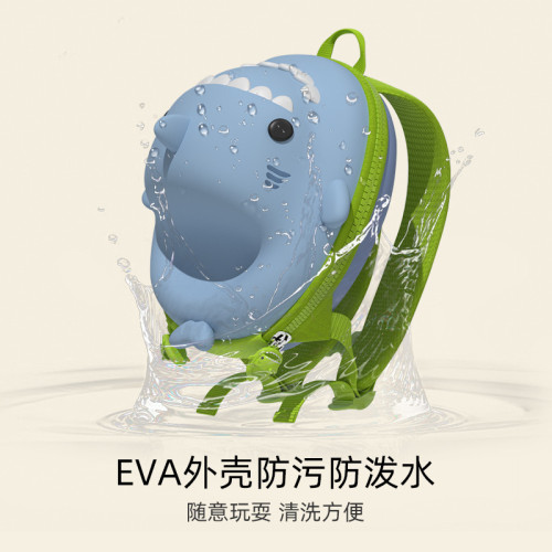 網紅爆款小鯊魚書包兒童書包幼兒園男童女孩寶寶超輕男童上學