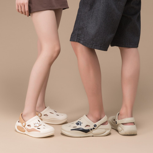 男士洞洞鞋夏季包頭沙灘鞋外穿新款涼拖鞋厚底運動涼鞋兩用半拖鞋 男士洞洞鞋夏季包頭沙灘鞋外穿新款涼拖鞋厚底運動涼鞋兩用半拖鞋