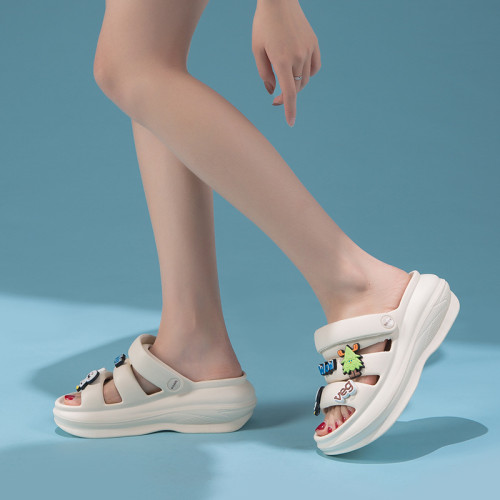 2025夏季新款女式涼鞋厚底韓版時尚外穿休閒沙灘涼鞋 2025夏季新款女式涼鞋厚底韓版時尚外穿休閒沙灘涼鞋