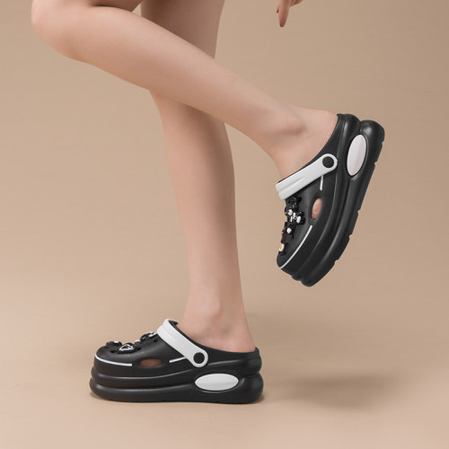 2025新款時尚DIY女士洞洞鞋厚底Eva沙灘外穿花園鞋ins涼拖鞋t 2025新款時尚DIY女士洞洞鞋厚底Eva沙灘外穿花園鞋ins涼拖鞋t