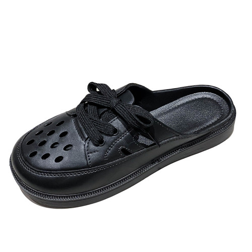 拖鞋女夏季新款女士夏季半拖鞋時尚休閒平底外穿日常一腳蹬涼拖鞋 拖鞋女夏季新款女士夏季半拖鞋時尚休閒平底外穿日常一腳蹬涼拖鞋