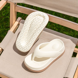 2025夏季新款女士增高厚底踩屎感eva人字拖鞋ins百搭沙灘夾腳拖鞋