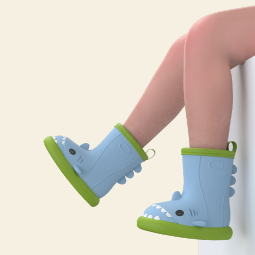 鯊魚成人雨鞋女夏外穿厚底防滑雨靴中大童幼兒親子款可愛防水膠鞋 鯊魚成人雨鞋女夏外穿厚底防滑雨靴中大童幼兒親子款可愛防水膠鞋