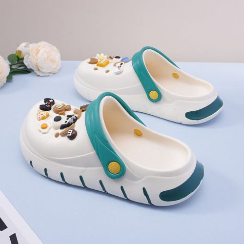 夏季新款可愛卡通學生舒適洞洞鞋厚底防滑包頭拖鞋2026外穿洞洞鞋 夏季新款可愛卡通學生舒適洞洞鞋厚底防滑包頭拖鞋2026外穿洞洞鞋