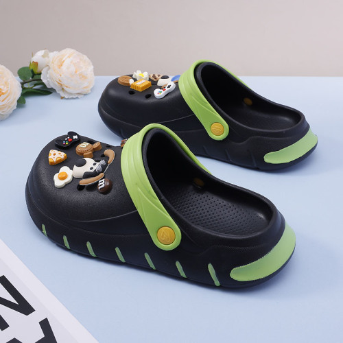 夏季新款可愛卡通學生舒適洞洞鞋厚底防滑包頭拖鞋2026外穿洞洞鞋 夏季新款可愛卡通學生舒適洞洞鞋厚底防滑包頭拖鞋2026外穿洞洞鞋