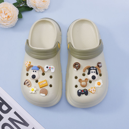 夏季新款可愛卡通學生舒適洞洞鞋厚底防滑包頭拖鞋2026外穿洞洞鞋 夏季新款可愛卡通學生舒適洞洞鞋厚底防滑包頭拖鞋2026外穿洞洞鞋