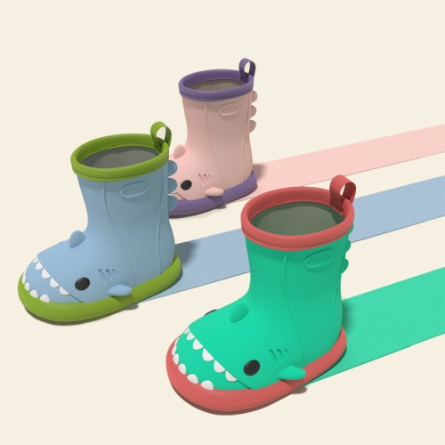 鯊魚雨鞋夏季兒童雨靴男童防滑耐磨幼兒園女可愛輕便防水膠鞋小童 鯊魚雨鞋夏季兒童雨靴男童防滑耐磨幼兒園女可愛輕便防水膠鞋小童