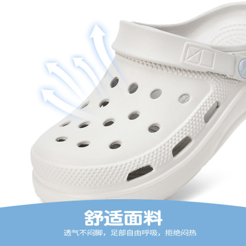 女士洞洞鞋沙灘厚底防滑橡膠大底2025踩屎感海邊涼拖鞋女夏季外穿 女士洞洞鞋沙灘厚底防滑橡膠大底2025踩屎感海邊涼拖鞋女夏季外穿