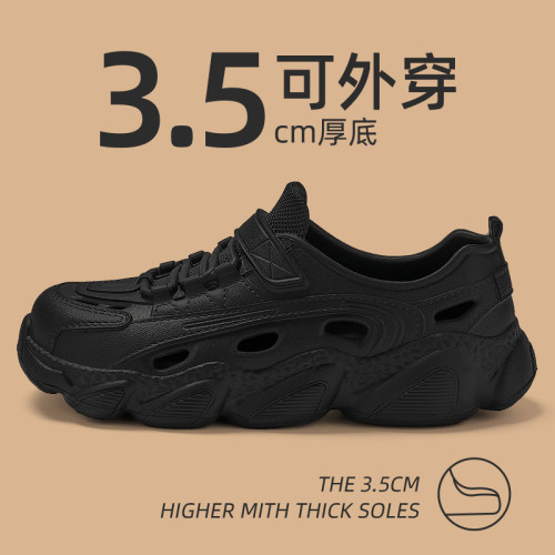 男士洞洞鞋夏季2025新款外穿防滑戶外釣魚司機專用開車拖鞋 男士洞洞鞋夏季2025新款外穿防滑戶外釣魚司機專用開車拖鞋