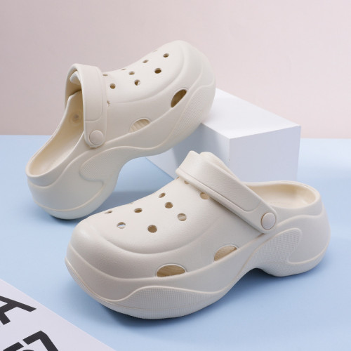 雲朵洞洞鞋女款夏季增高沙灘高跟包頭拖鞋外穿2025防滑厚底涼鞋女 雲朵洞洞鞋女款夏季增高沙灘高跟包頭拖鞋外穿2025防滑厚底涼鞋女