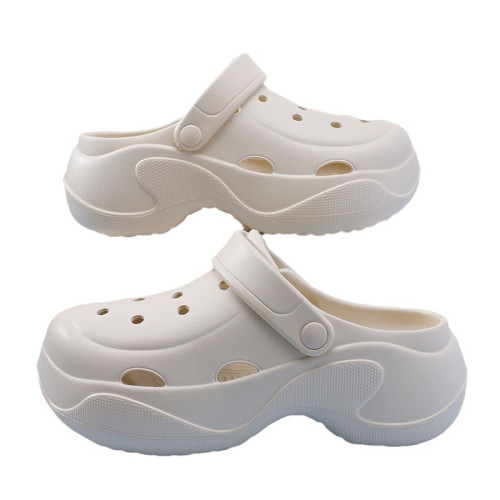 雲朵洞洞鞋女款夏季增高沙灘高跟包頭拖鞋外穿2025防滑厚底涼鞋女 雲朵洞洞鞋女款夏季增高沙灘高跟包頭拖鞋外穿2025防滑厚底涼鞋女