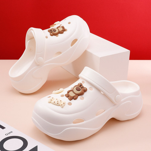 雲朵洞洞鞋女春夏新品時尚簡約女款厚底增高外穿涼拖鞋兩穿 雲朵洞洞鞋女春夏新品時尚簡約女款厚底增高外穿涼拖鞋兩穿