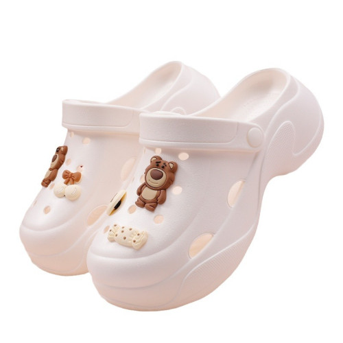 雲朵洞洞鞋女春夏新品時尚簡約女款厚底增高外穿涼拖鞋兩穿 雲朵洞洞鞋女春夏新品時尚簡約女款厚底增高外穿涼拖鞋兩穿