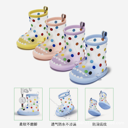彩虹豆鯊魚兒童雨鞋男女童小孩防滑2024新款小童寶寶雨靴卡通水鞋 彩虹豆鯊魚兒童雨鞋男女童小孩防滑2024新款小童寶寶雨靴卡通水鞋