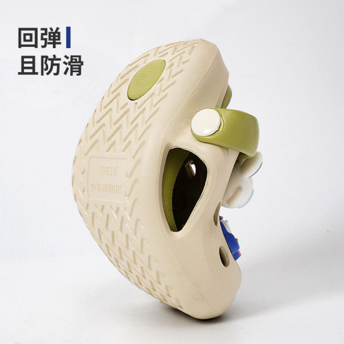 夏季兒童拖鞋涼拖鞋男童女童浴室防滑寶寶洞洞鞋小孩卡通可愛