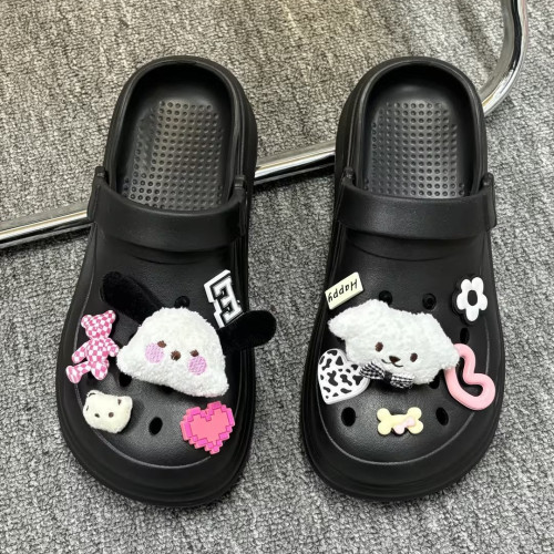 洞洞鞋配飾DIY釦件可愛卡通拖鞋鞋花可拆卸鞋釦創意立體裝飾卡扣