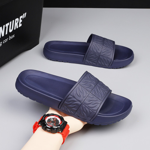 新款夏季男士外穿沙灘軟底防滑拖鞋EVA踩屎感厚底舒適涼拖鞋