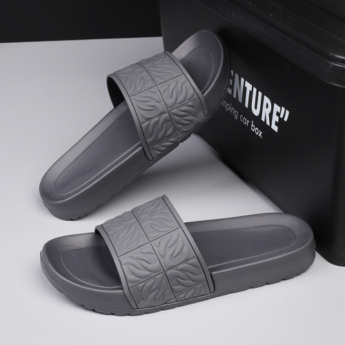 新款夏季男士外穿沙灘軟底防滑拖鞋EVA踩屎感厚底舒適涼拖鞋