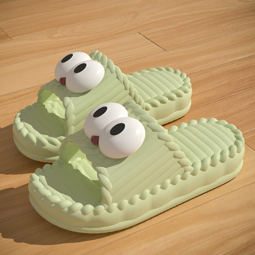 大眼狗厚底拖鞋女夏季外穿2024新款防滑家居室內踩屎感靜音涼拖男 大眼狗厚底拖鞋女夏季外穿2024新款防滑家居室內踩屎感靜音涼拖男