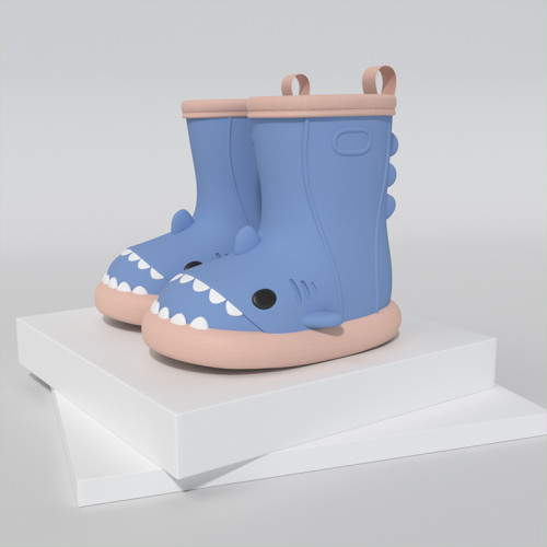 卡通鯊兒童雨鞋男女童小孩防滑防水2024新款小童幼兒寶寶可愛雨靴 卡通鯊兒童雨鞋男女童小孩防滑防水2024新款小童幼兒寶寶可愛雨靴