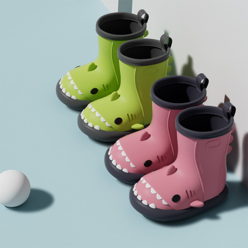 卡通鯊兒童雨鞋男女童小孩防滑防水2024新款小童幼兒寶寶可愛雨靴 卡通鯊兒童雨鞋男女童小孩防滑防水2024新款小童幼兒寶寶可愛雨靴