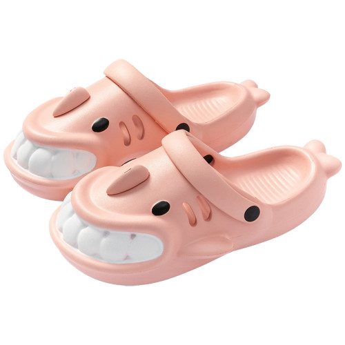 踩屎感拖鞋女士夏季2024新款卡通厚底家居室內防滑情侶包頭拖鞋男