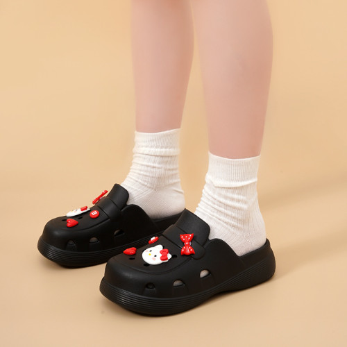 踩屎感洞洞鞋女夏季外穿2025新款厚底透氣防滑防臭包頭涼拖鞋 踩屎感洞洞鞋女夏季外穿2025新款厚底透氣防滑防臭包頭涼拖鞋