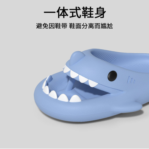 鯊魚人字拖男夏季外穿透氣防滑eva情侶沙灘涼拖鞋軟底夾角拖鞋女 鯊魚人字拖男夏季外穿透氣防滑eva情侶沙灘涼拖鞋軟底夾角拖鞋女