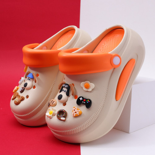 可拆卸厚底洞洞鞋女夏新款居家防滑增高沙灘踩屎感卡通涼拖鞋外穿 可拆卸厚底洞洞鞋女夏新款居家防滑增高沙灘踩屎感卡通涼拖鞋外穿