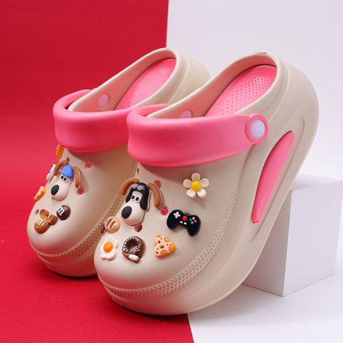 可拆卸厚底洞洞鞋女夏新款居家防滑增高沙灘踩屎感卡通涼拖鞋外穿 可拆卸厚底洞洞鞋女夏新款居家防滑增高沙灘踩屎感卡通涼拖鞋外穿