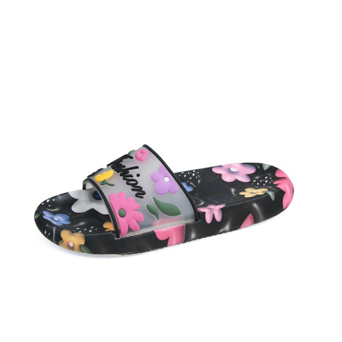 新款卡通花朵拖鞋女夏季室內家居防滑平底軟底一字拖外穿涼拖鞋女 新款卡通花朵拖鞋女夏季室內家居防滑平底軟底一字拖外穿涼拖鞋女
