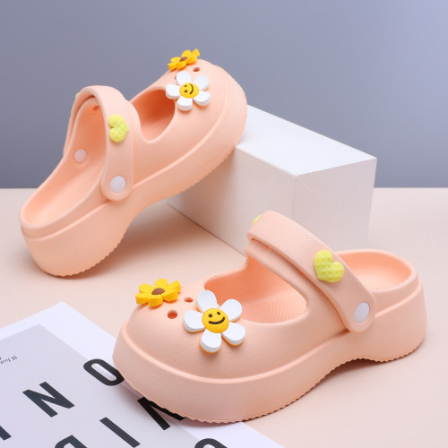 瑪麗珍洞洞鞋女款外穿涼鞋夏款2024新款防滑包頭厚底太陽花涼拖鞋 瑪麗珍洞洞鞋女款外穿涼鞋夏款2024新款防滑包頭厚底太陽花涼拖鞋