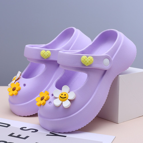 瑪麗珍洞洞鞋女款外穿涼鞋夏款2024新款防滑包頭厚底太陽花涼拖鞋 瑪麗珍洞洞鞋女款外穿涼鞋夏款2024新款防滑包頭厚底太陽花涼拖鞋