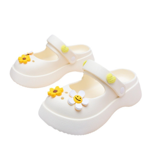 瑪麗珍洞洞鞋女款外穿涼鞋夏款2024新款防滑包頭厚底太陽花涼拖鞋 瑪麗珍洞洞鞋女款外穿涼鞋夏款2024新款防滑包頭厚底太陽花涼拖鞋