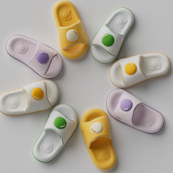 卡通拖鞋女夏季外穿新款可愛百搭eva踩屎感涼拖軟底透氣拖鞋情侶