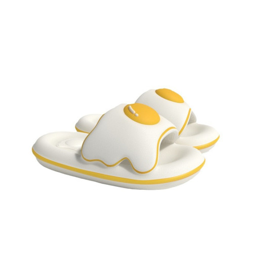 荷包蛋拖鞋女夏季外穿2024新款可愛ins風厚底透氣女士涼拖鞋耐穿