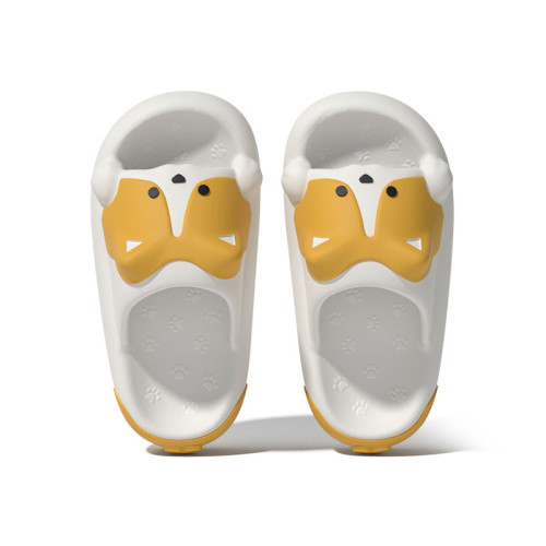 新款柯基拖鞋女夏季軟底防滑浴室穿居家外穿可愛踩屎感情侶涼拖鞋