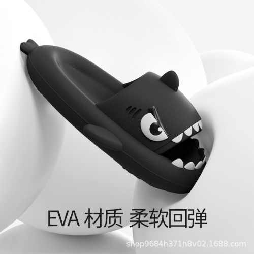 大眼睛鯊魚拖鞋夏款二代4.0厚底爆款EVA涼拖鞋男女情侶款 大眼睛鯊魚拖鞋夏款二代4.0厚底爆款EVA涼拖鞋男女情侶款