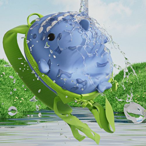 小鯊魚兒童書包男卡通防水輕便幼兒園雙肩包3-6年小學生女童護脊