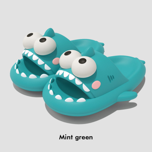 新款踩屎感大眼鯊拖鞋男夏季居家軟底防滑可外穿厚底情侶涼拖鞋 新款踩屎感大眼鯊拖鞋男夏季居家軟底防滑可外穿厚底情侶涼拖鞋