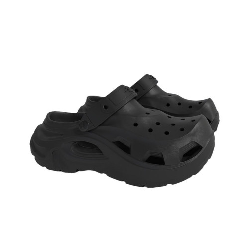 機甲洞洞鞋男夏季外穿厚底家居防滑拖鞋情侶踩屎感透氣沙灘涼拖女 機甲洞洞鞋男夏季外穿厚底家居防滑拖鞋情侶踩屎感透氣沙灘涼拖女